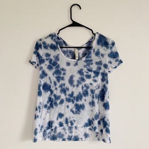 Tie dye soft casual tee